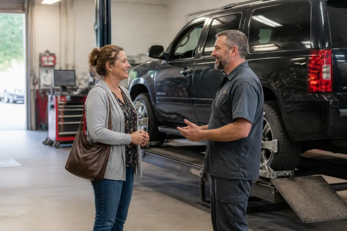 Owner at an alignment shop